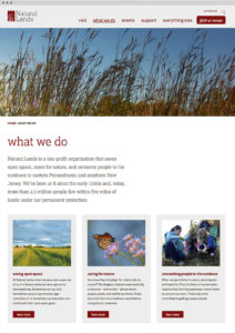 Natural Lands website